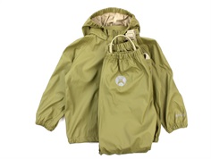 Wheat rainwear Charlie pants and jacket heather green